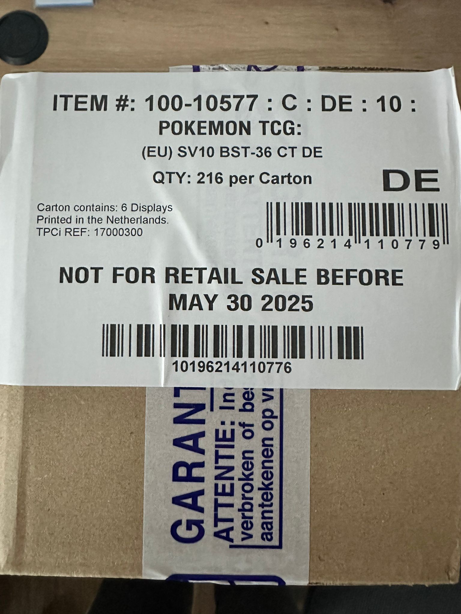 Destined Rivals 6 Booster Box Case
